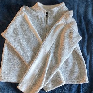 cropped zip up sweater